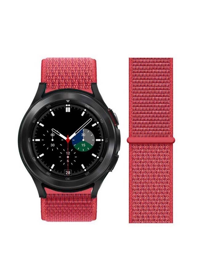 Perfii Replacement Band For Samsung Galaxy Watch4 Red - Image 1