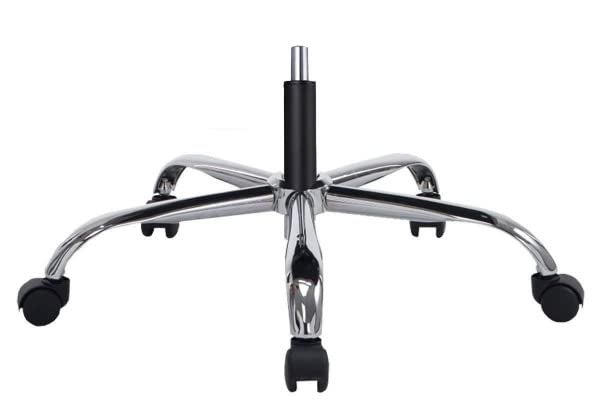 HIMAJI HIMAJI Steel Chrome Spider Gaming Chair Base Gas Hydraulic Lift Cylinder 120 mm Twin Caster Wheel 26inch