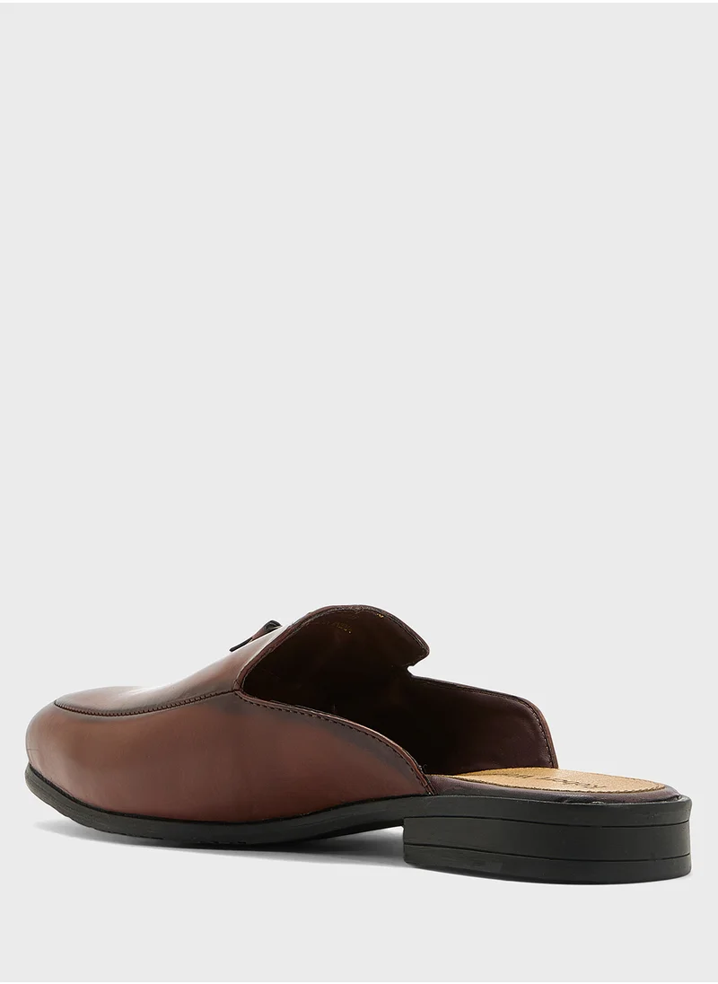 روبرت وود Tassel Detail Loafer Mules
