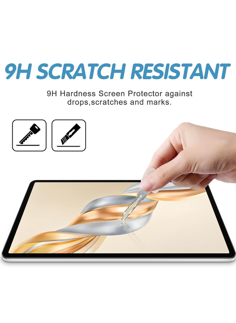 جهاز Honor Pad X9A واقي شاشة، واقي شاشة من الزجاج المقوى عالي الوضوح، مقاوم للخدش، خالٍ من الفقاعات، شفافية عالية، واقي شاشة يعمل باللمس رقيق جهاز Honor Pad X9A - Image 2