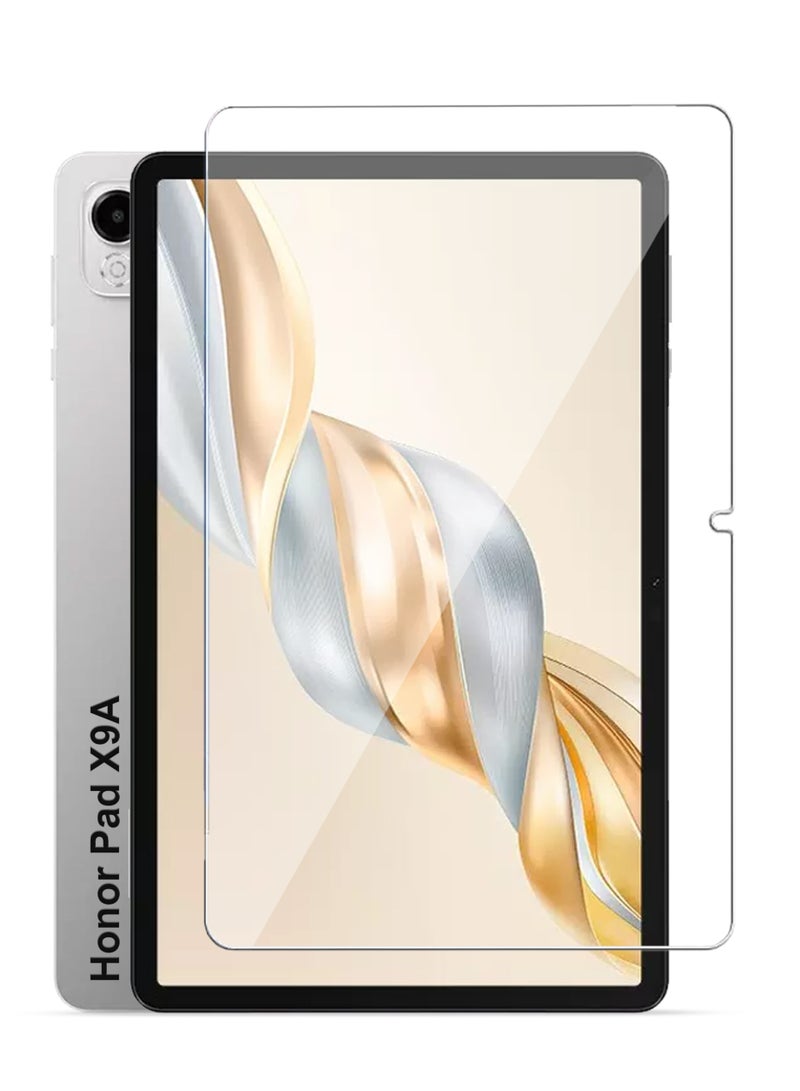 جهاز Honor Pad X9A واقي شاشة، واقي شاشة من الزجاج المقوى عالي الوضوح، مقاوم للخدش، خالٍ من الفقاعات، شفافية عالية، واقي شاشة يعمل باللمس رقيق جهاز Honor Pad X9A - Image 1