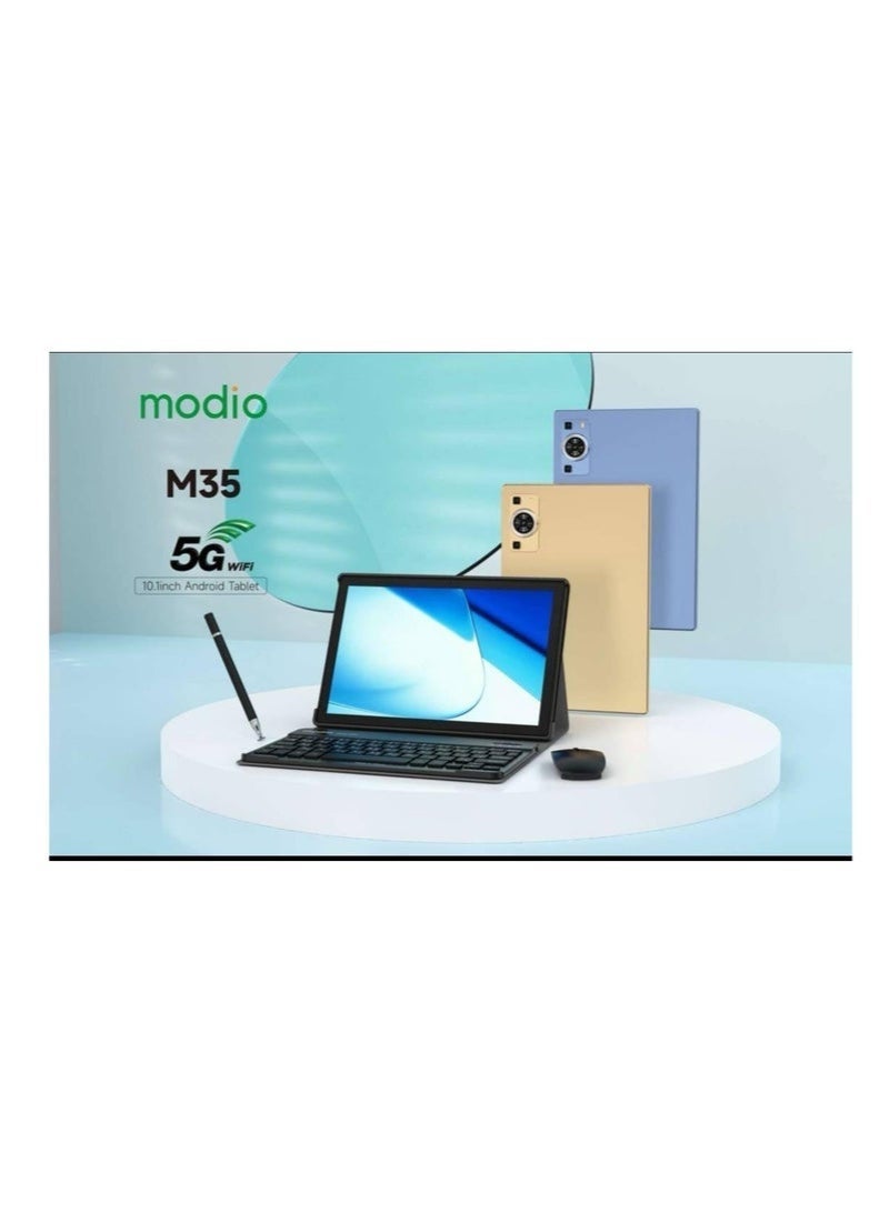 modio 🚀 Modio M35 10-Inch Android Tablet | 8GB RAM + 512GB ROM | 5G Dual SIM + Wi-Fi | With Keyboard, Mouse & Back Cover – Grey | Perfect for Study, Office & Entertainment - Image 3