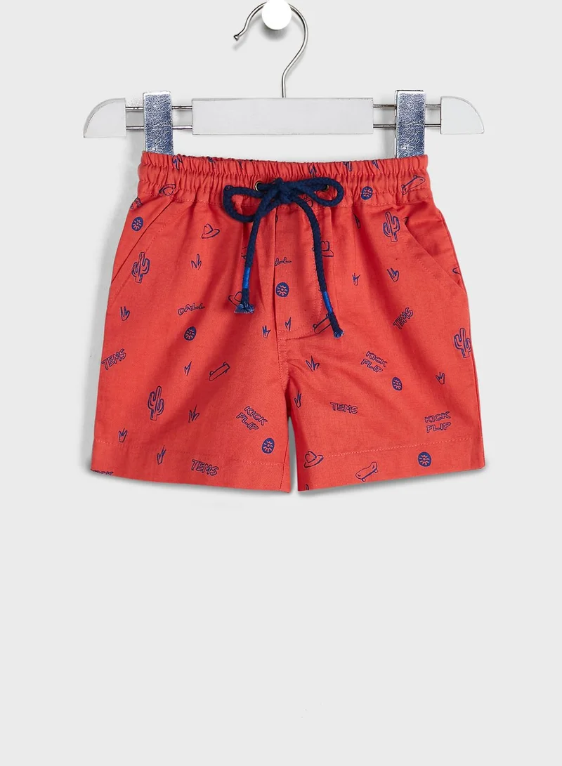 Nautinati Printed Regular Fit Shorts
