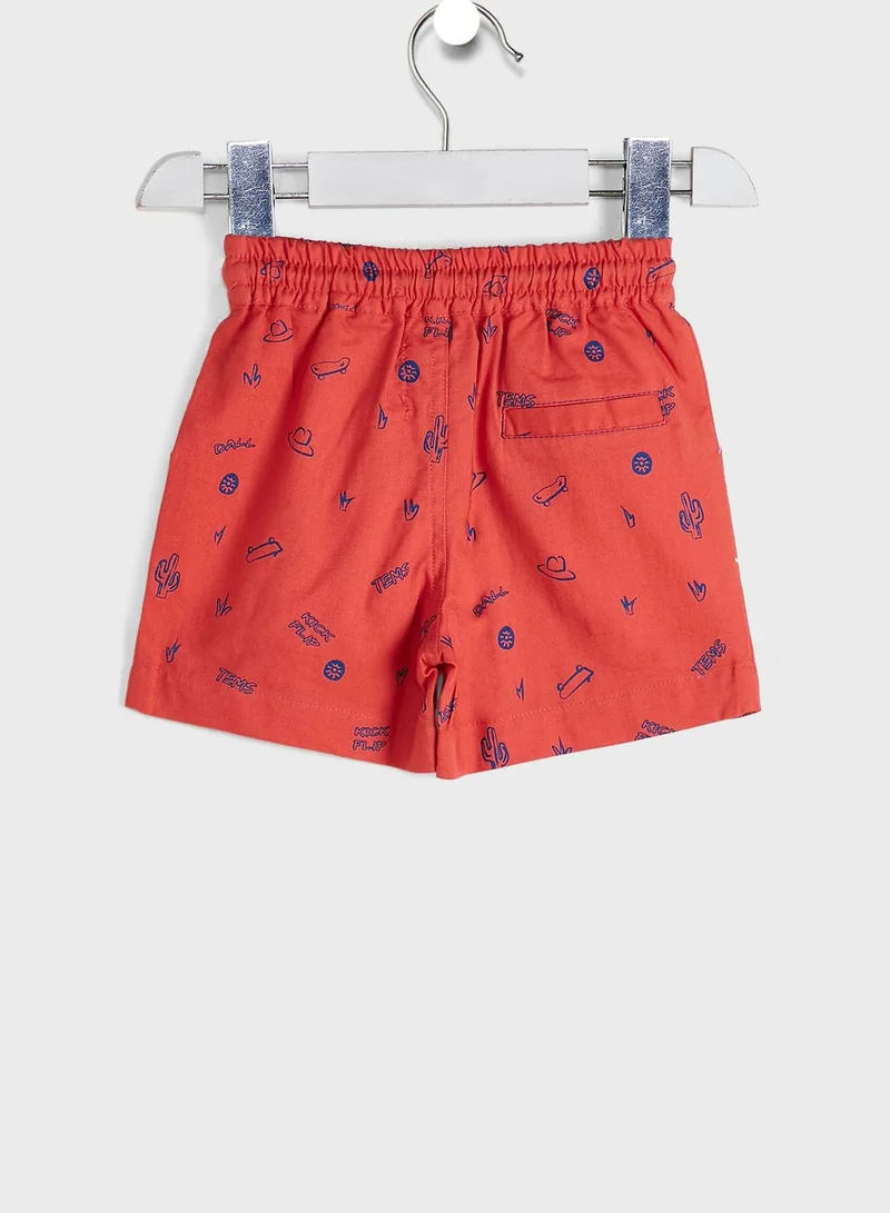 Nautinati Printed Regular Fit Shorts