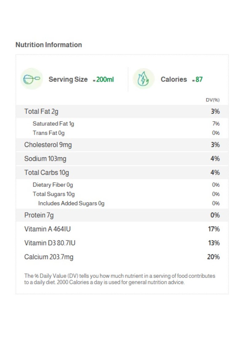 المراعي حليب قليل الدسم مع الفيتامينات المضافة 12x1لتر - Image 3