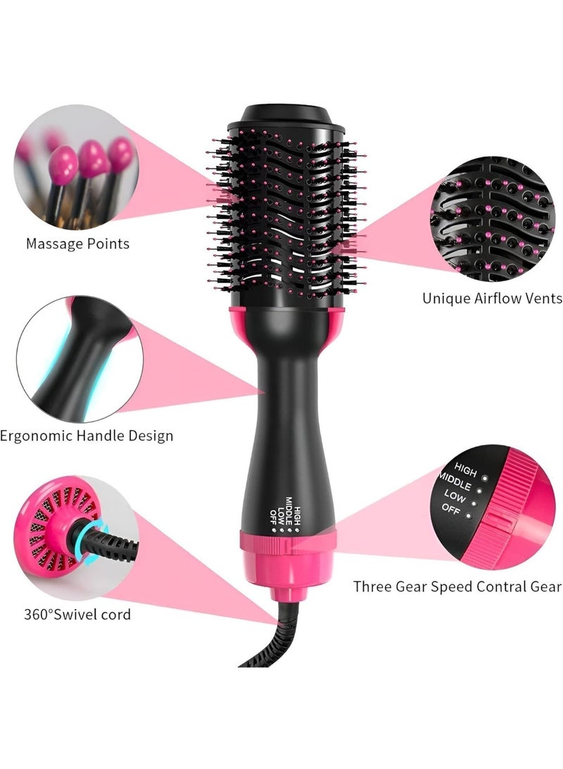 مجفف شعر كهربائي وفرشاة تصفيف 3 في 1 – قوة 1200 واط لتجفيف سريع وفرد الشعر وتنعيمه، تصميم متعدد الوظائف يمنحك مظهراً احترافياً في دقائق - Image 5