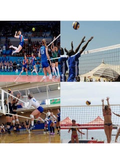 Generic Volleyball Net, Portable Volleyball Net for Pool Beach Indoor and Outdoor Play with Steel Cable Rope(9.5M x 1M)  - Image 4