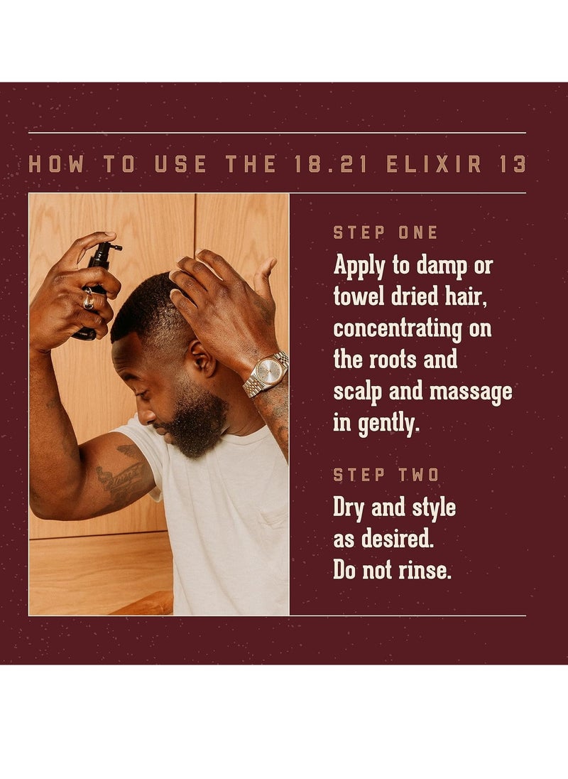 18.21 Man Made Elixir 13 Men's Styling and Thickening Treatment for Hair, Original Sweet Tobacco Volumizing Leave-on, 3.4oz - pzsku/Z234559425ED0BB4FC59CZ/45/_/1739535311/1effd43c-8b52-40f8-9163-dc87dc32b63b