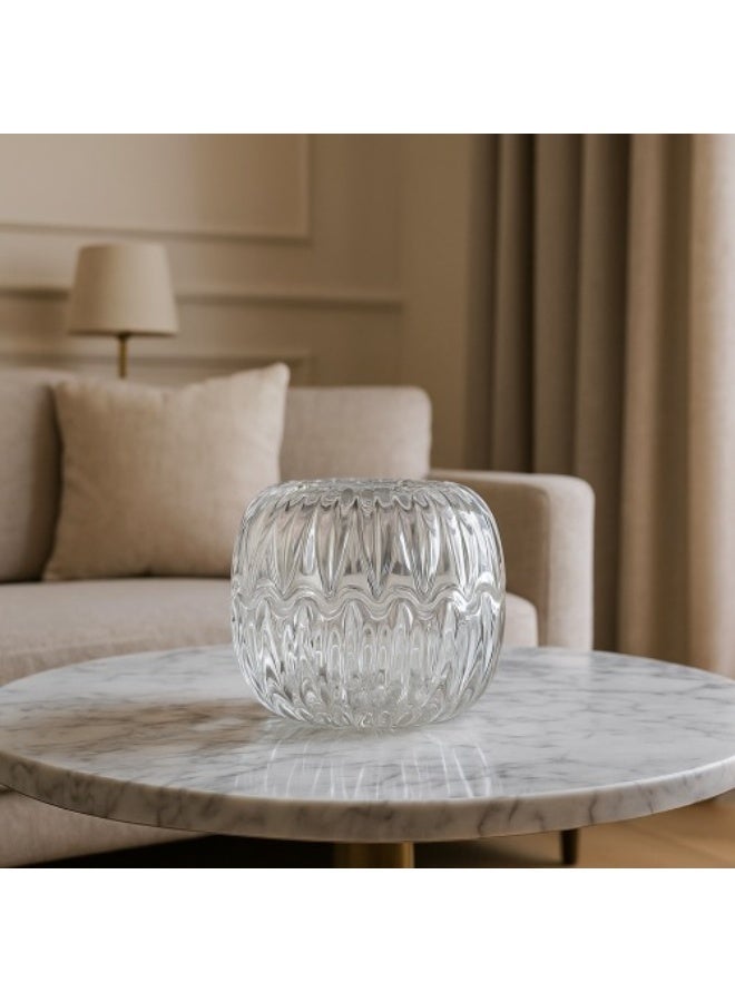 دانيا علبة حلويات و المكسرات و الشوكولاته من الزجاج الصافي و متعددة الاستخدام - Image 1