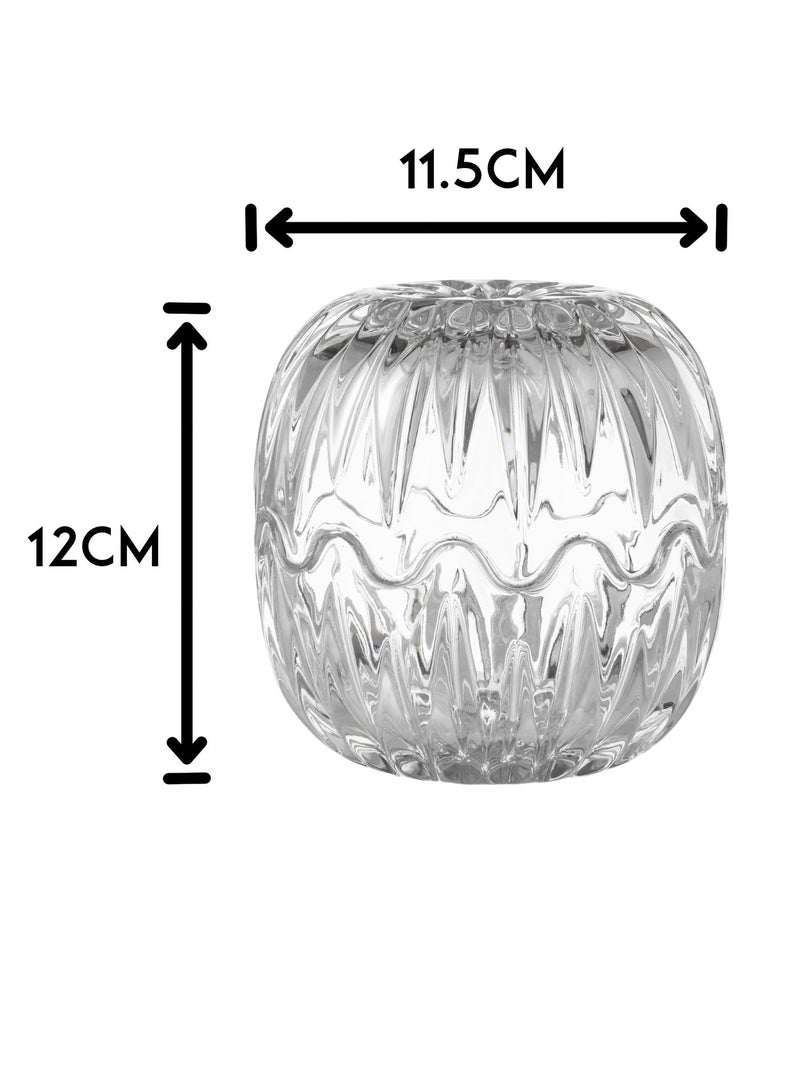 دانيا علبة حلويات و المكسرات و الشوكولاته من الزجاج الصافي و متعددة الاستخدام - Image 5