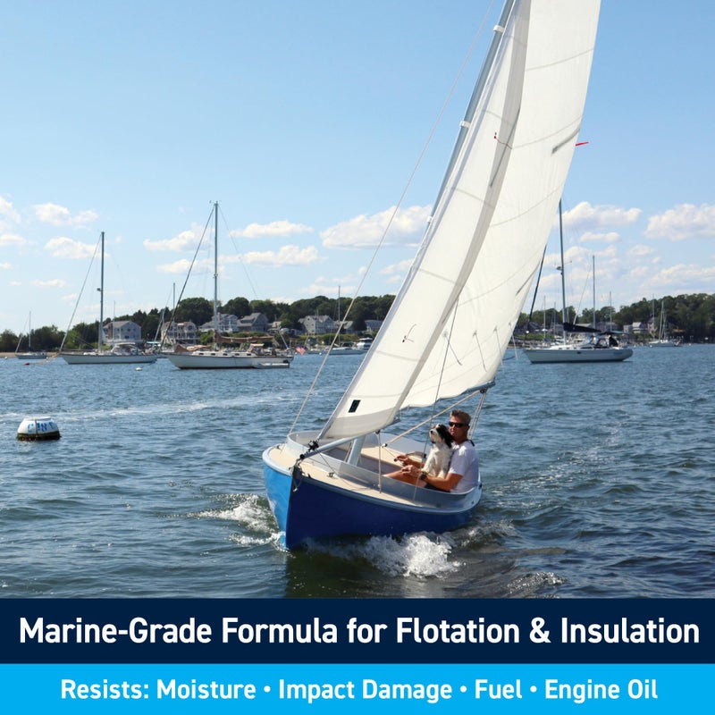 TotalBoat Flotation Foam - 2 Part Expanding Polyurethane Marine Pour Foam For Boat Floatation, Insulation And Soundproofing (2 LB Density, 2 Quart Kit) - Image 2