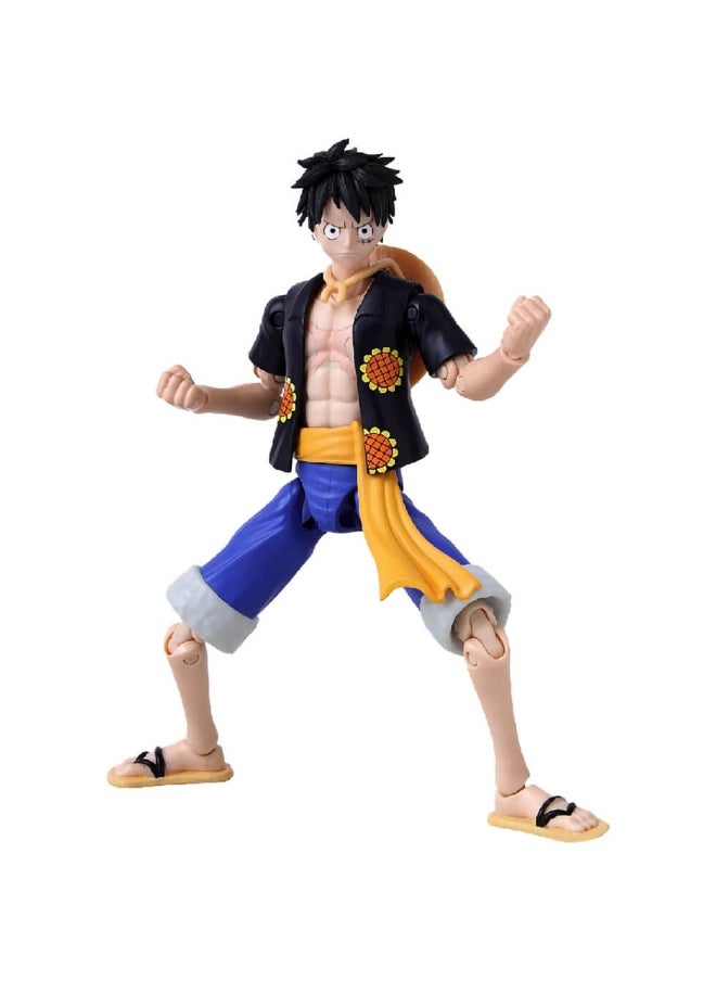 Bandai - Bandai Anime Heroes One Piece Monkey D. Luffy Dress Rosa Action Figure (16.5 cm) - Image 1