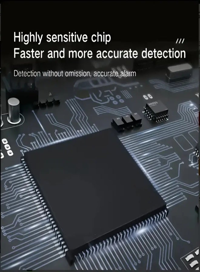 ارواق جهاز 7 في 1 يجمع بين أجهزة كشف التجسس والكاميرات المخفية وكاميرات الثقب والرؤية الليلية والإشارات اللاسلكية وأجهزة تعقب نظام تحديد المواقع العالمي (GPS) وأجهزة إنذار مكافحة السرقة وتنبيهات الطوارئ SOS ومصباح يدوي - قابل لإعادة الشحن عبر USB، مع بطارية 220 مللي أمبير في الساعة، مناسب للسفر المحمول والسيارات والفنادق والاستخدام المنزلي. - Image 5