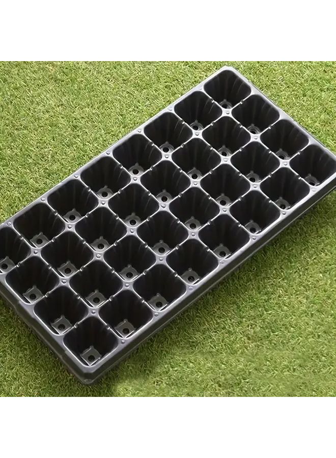 10 قطع صواني شتلات بولي بروبيلين 128 فتحة، قابلة لإعادة الاستخدام، متينة ومقاومة للشمس - Image 5