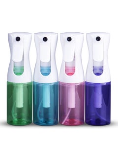 vigor path Continuous Water Mister Spray Bottle for Hair - Continuous Spray Nano Fine Mist Sprayer - Empty Spray Bottle - Reusable Beauty Spray Bottle - Cleaning, Hairstyling & Plants - 5oz/150ml (Variety Pack) 
