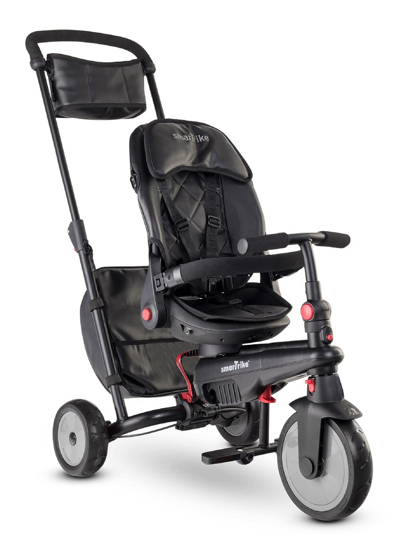 SmarTrike STR7 Urban Deluxe Folding Trike | 8-in-1 Trike for Toddlers | Parent-Controlled Brake System | Stroller Certified | Petrol/Red/Ruby Color - Image 3