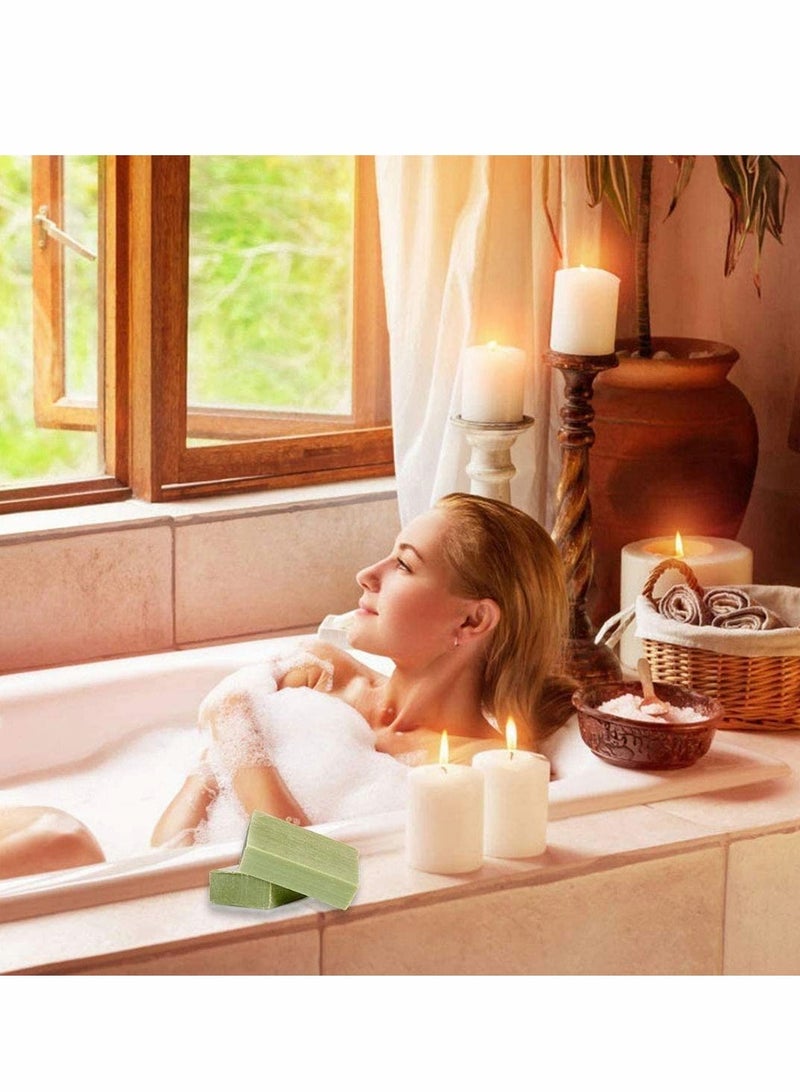 SYOSI Silicone Soap Moulds, 4 Pack 6 Cavity Rectangle DIY Soap Moulds for Bundt Cake, Cupcake, Muffin, Coffee Cake, Pudding, Soap, Loaf, Brownie, Cornbread, Chocolate Mould - Image 4