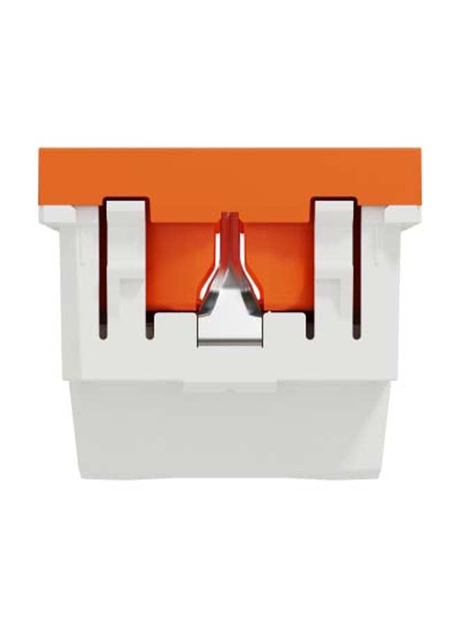 Schneider New Unica shoko socket, 16 amp , Orange - Image 2