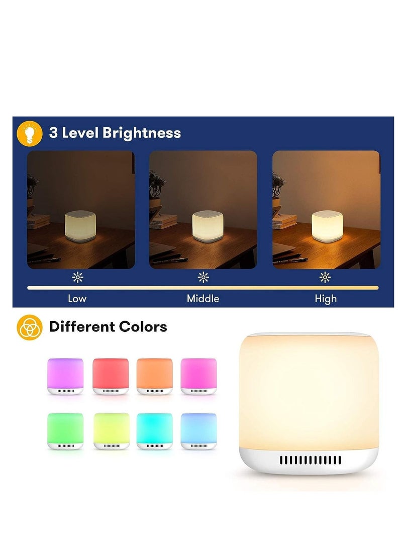 Generic - White Noise Machine Baby, Sound Machine with 34 Natural Sounds and 8 Colour Night Light for Baby Sleeping, Continuous or Timer, Memory Function - Image 1