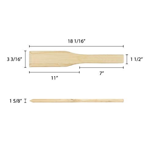 Thunder Group WDTHMP018 Mixing Paddle, 18" L, Wood - Image 2