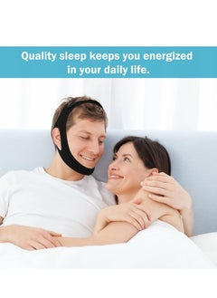 SYOSI Anti Snoring Chin Strap Adjustable and Breathable Devices, Snore Stopper Breather Mouth Closed While Sleeping Suitable Men Women Better Sleep  - Image 2