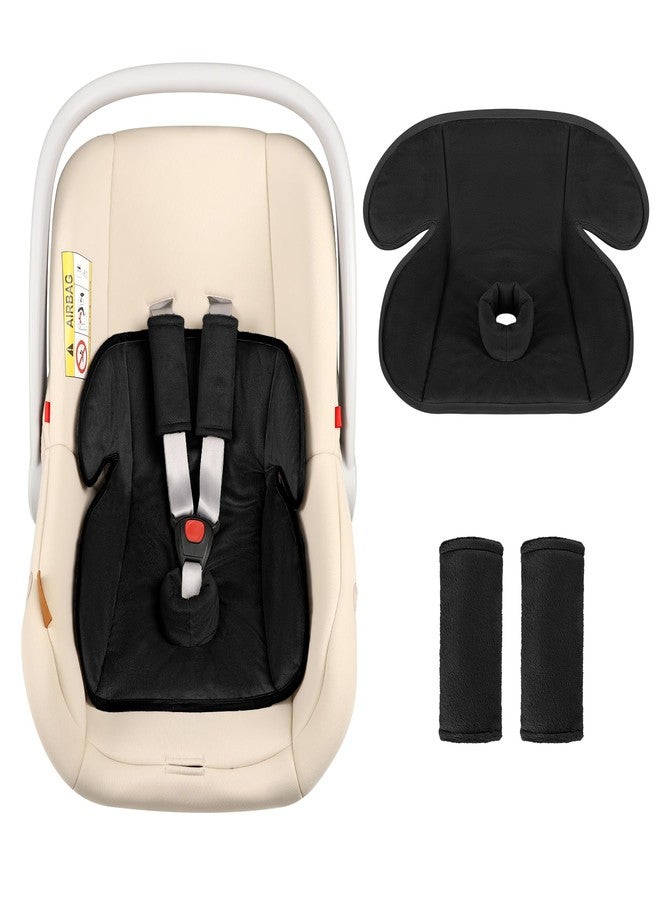 WINGHENLEE Baby Piddle Pad Car Seat Liner, Potty Training Seat Protector, Waterproof Soft Potty Training Cover for Carseat, Stroller, Highchair, Toilet Training for Infant Newborn, Anti-Slip Backing, Black - Image 1