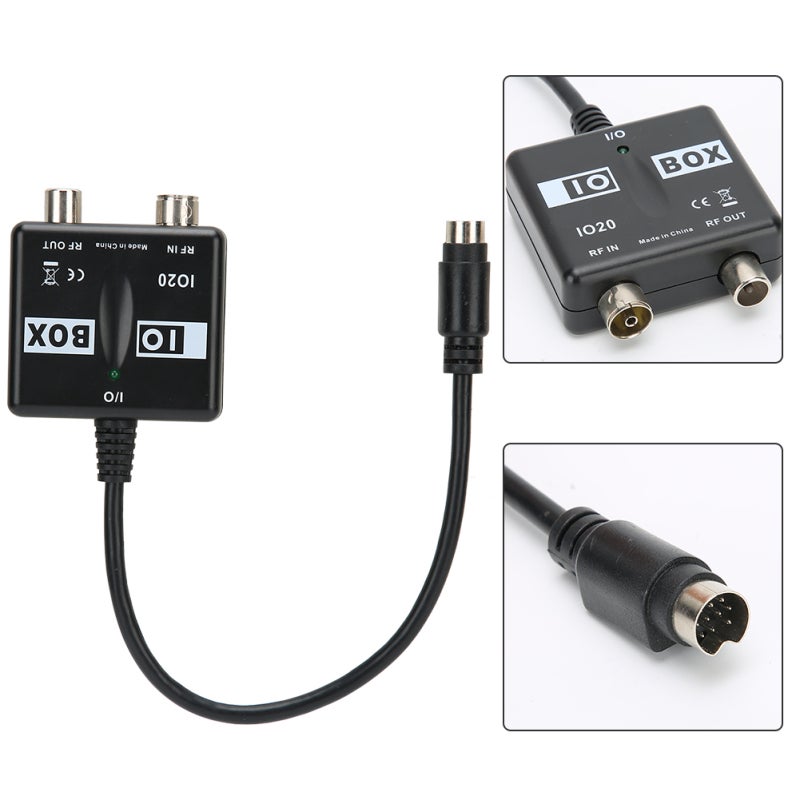 IO-LINK RF Modulator Converter with TV-Link RF Output for SkyHD TV Box - High Quality ABS Material Designed for Home Distribution System TV Video Conversion - Image 4