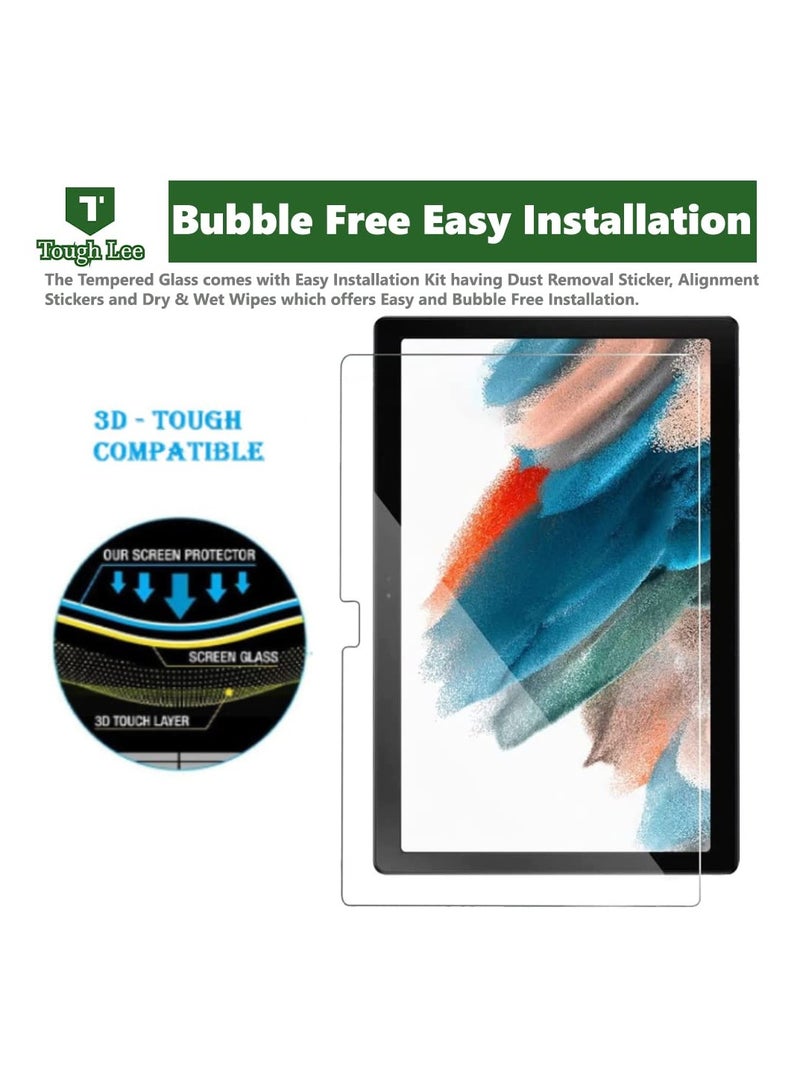واقي شاشة زجاجي مقوى لجهاز سامسونج جالاكسي تاب A8 10.5 بوصة (2022) (SM-X200) - Image 5
