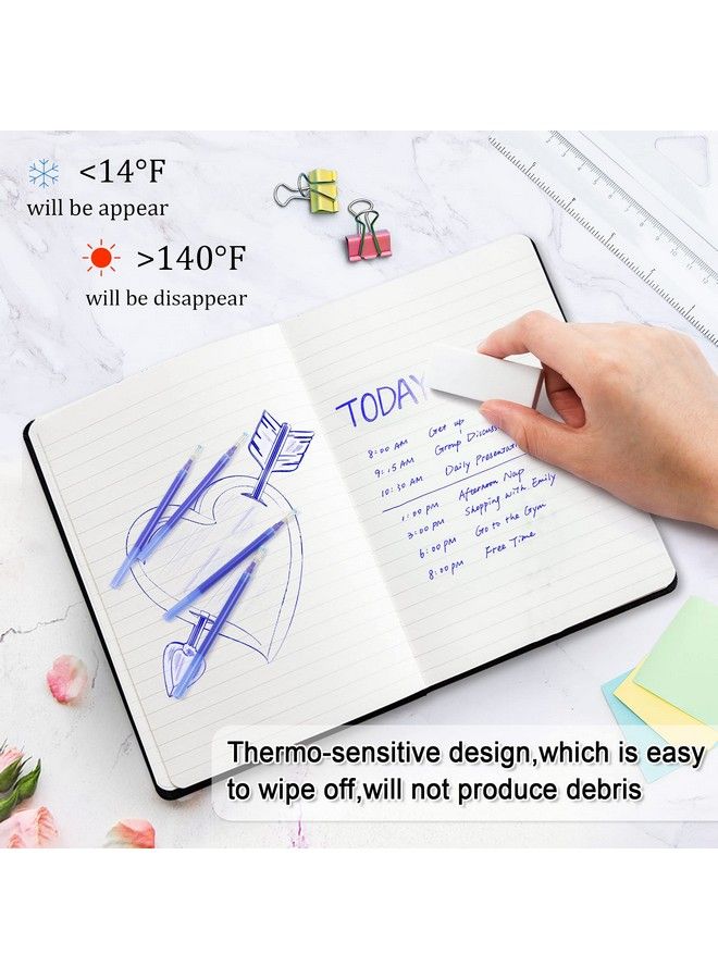 Vanstek 12 Blue Erasable Gel Pen Refills Gel Ink Refills Compatible With Frixion & Friction Erasable Pens Fine Point 0.7 Mm Perfect For Writing Planner & Crossword Puzzles - Image 5