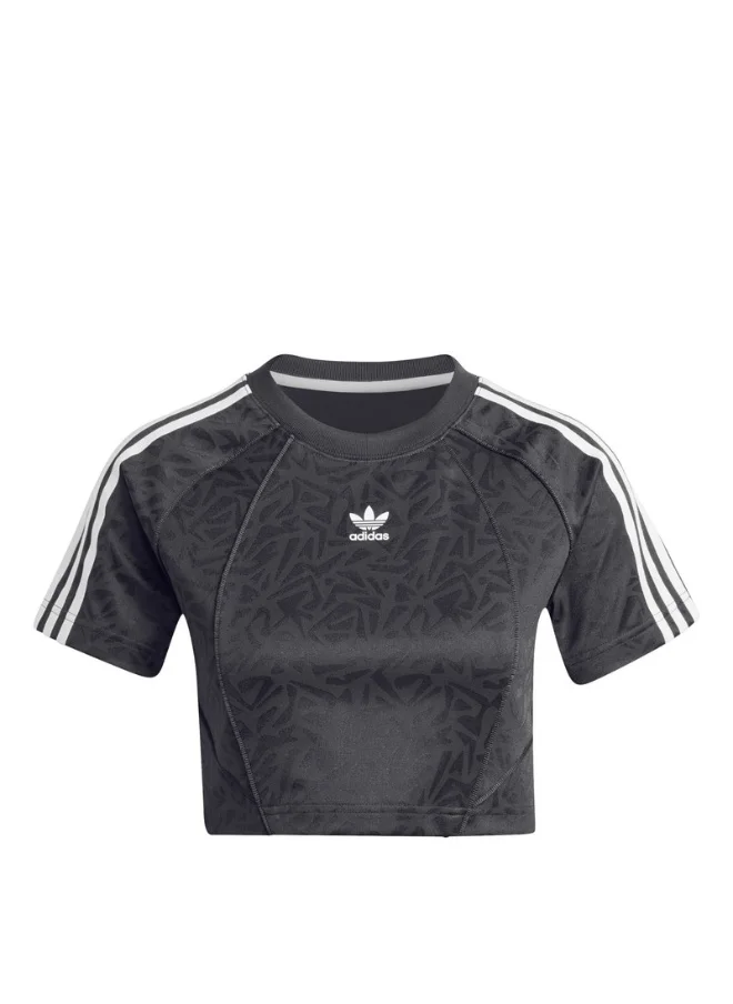 Adidas adidas BABY JERSEY TOP Black Originals Women JERSEYS
