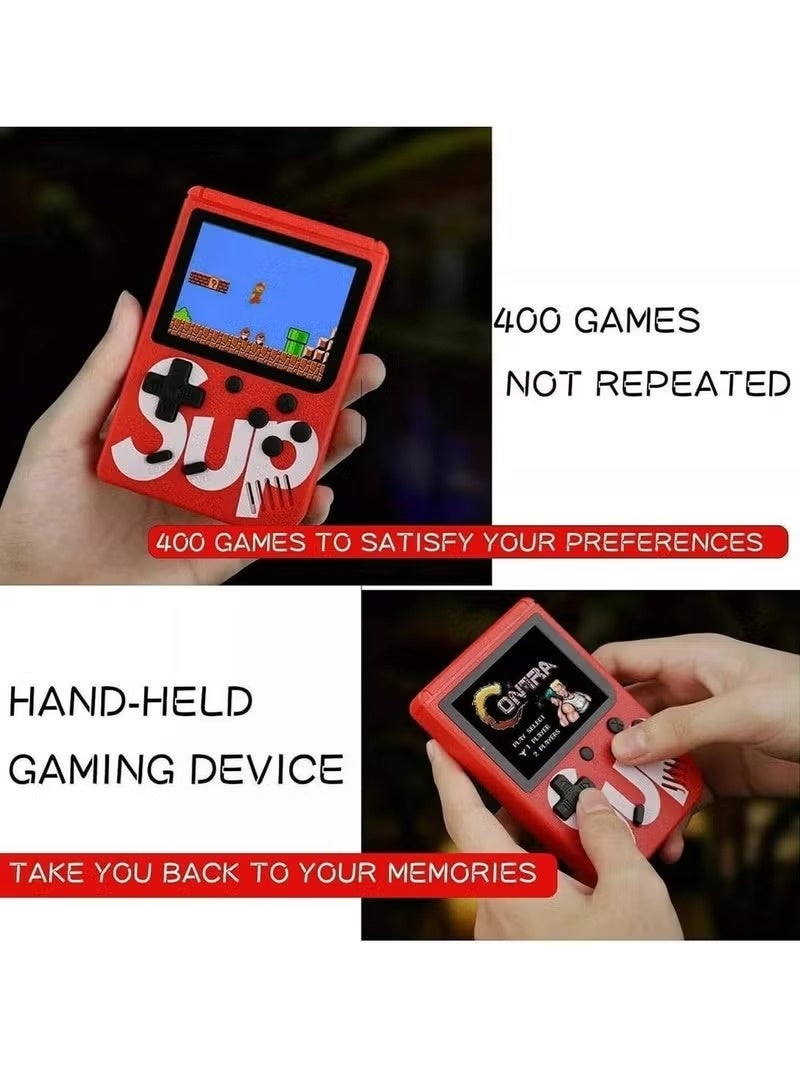 ELTRAZONE "400-in-1 SUP GAMEBOX Classic Retro Gaming Console – Single Player, Red" - Image 3