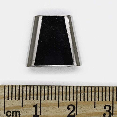 SeedBeadExplosion Blank Bolo Tie Slides Pack of 10 Silvertone - Image 2
