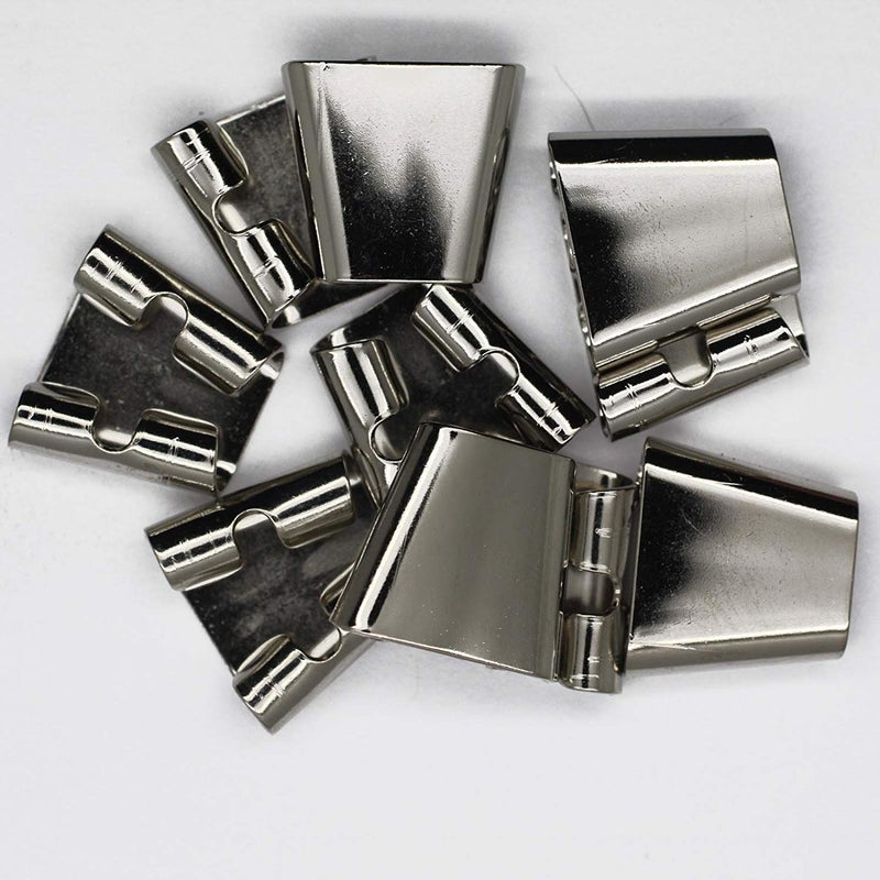 SeedBeadExplosion Blank Bolo Tie Slides Pack of 10 Silvertone - Image 3
