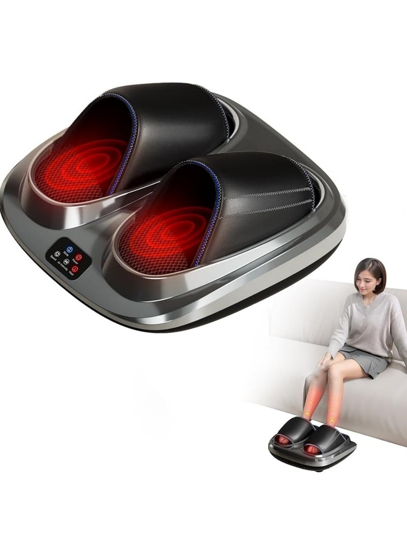 Ru syanl Foot Massager Machine with Heating Deep-Kneading Compression Shiatsu Promotes Blood Circulation for health and Relaxation for Women Men Dad Mom Elder  - Image 1