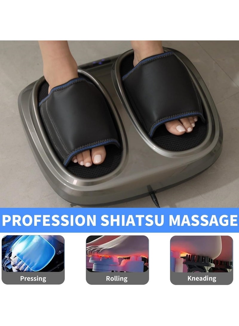 Ru syanl Foot Massager Machine with Heating Deep-Kneading Compression Shiatsu Promotes Blood Circulation for health and Relaxation for Women Men Dad Mom Elder  - Image 4