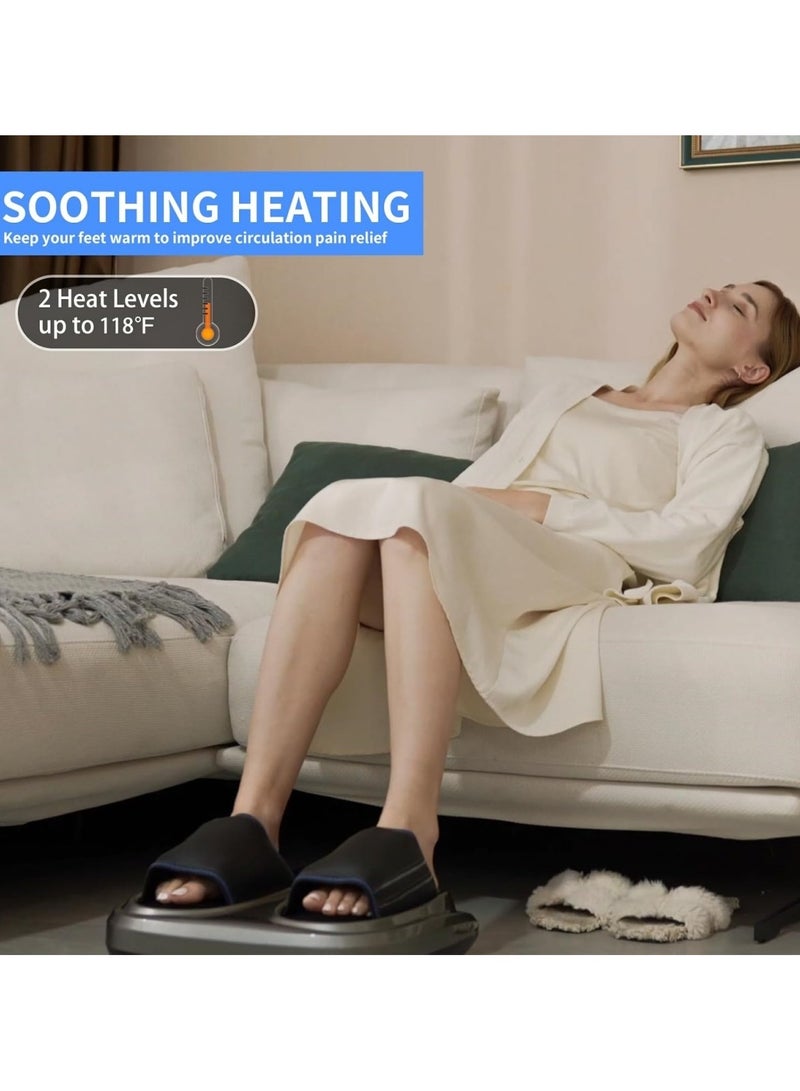 Ru syanl Foot Massager Machine with Heating Deep-Kneading Compression Shiatsu Promotes Blood Circulation for health and Relaxation for Women Men Dad Mom Elder  - Image 5