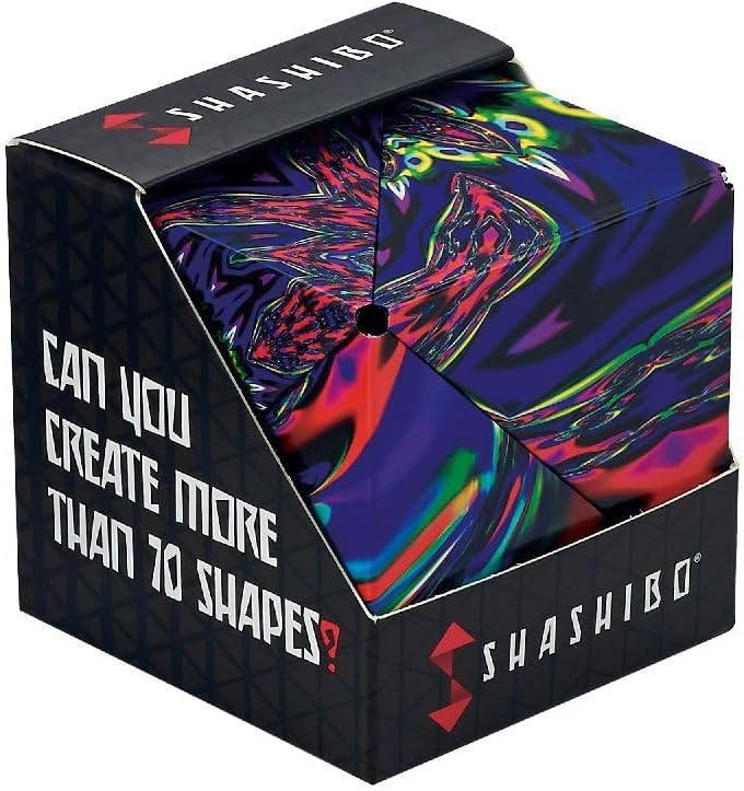 SHASHIBO Shape Shifting Box - Award-Winning Fidget Cube with 36 Rare Earth Magnets - Transforms Into Over 70 Shapes (Artist Series - Chaos) - Image 5