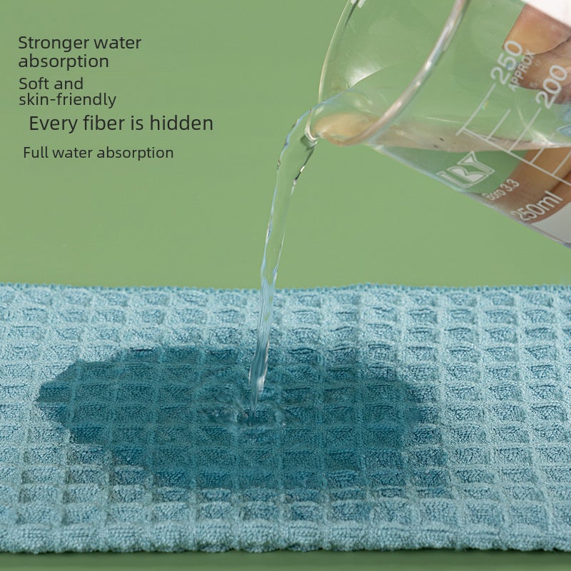 Ultra-Fine Fiber Towel 30x30cm Hypoallergenic Highly Absorbent Towel - Durable Non-Shedding for Sensitive Skin Users - Image 3
