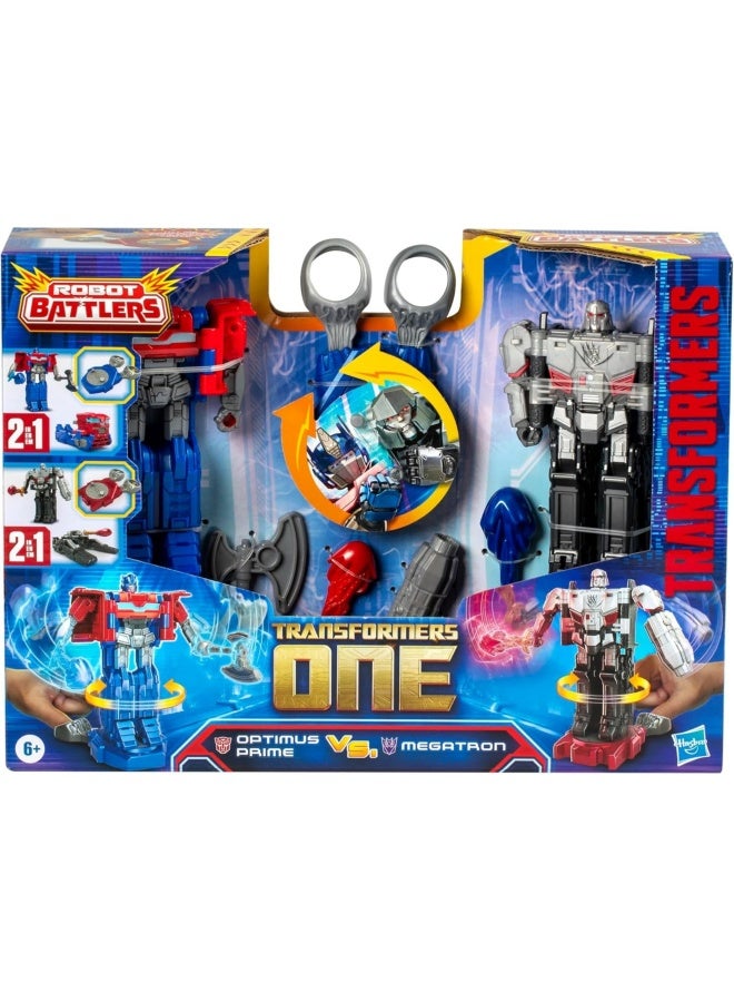 Transformers One Robot Battlers Optimus Prime and Megatron Action Figure 2-Pack ( 11.5 cm ) - Image 2