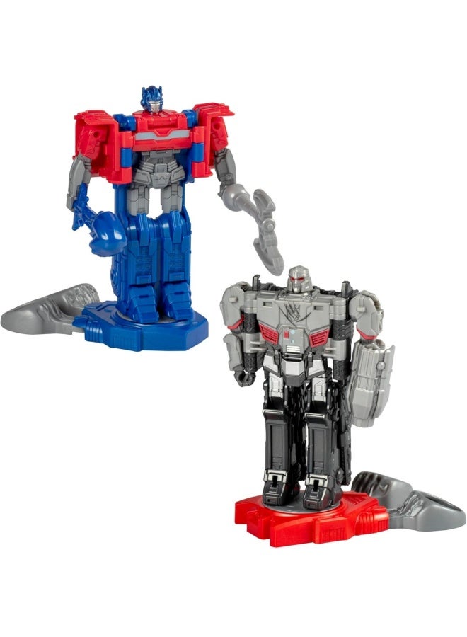 Transformers One Robot Battlers Optimus Prime and Megatron Action Figure 2-Pack ( 11.5 cm ) - Image 1