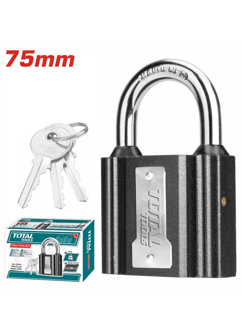 TOTAL TOTAL Iron Padlock 75mm TLK31751  - Image 4