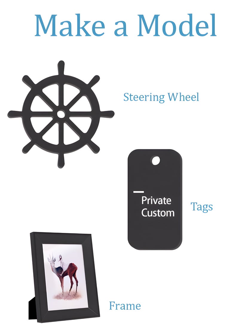 كرافت ماجيك ،لوح فوم 5 مم - أسود عبوة من 5 ورقات مقاس A3 - Image 3