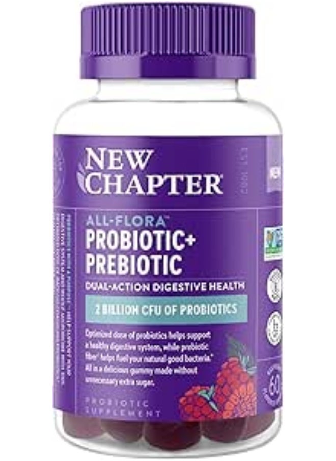 New Chapter Nc All Flora Probiotc+Prebiotc Gummy 60S  - Image 1