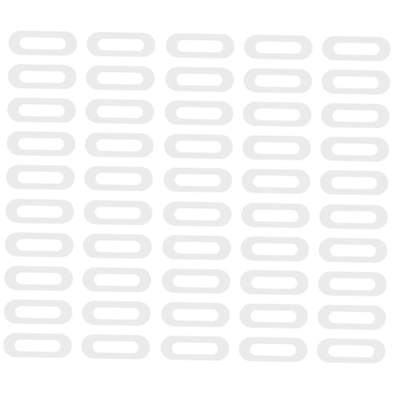 ملصقات واقية أنيقة مضيئة لفتحة شحن الهاتف، تتوهج ليلاً، 50 قطعة - Image 2