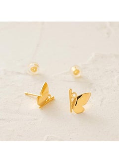 Mevecco Women Huggie Hoop Earrings Gold Ear Stud Cuff 14K Gold Filled Small Boho Beach Simple Delicate Handmade Hypoallergenic Jewelry Gift  - Image 3
