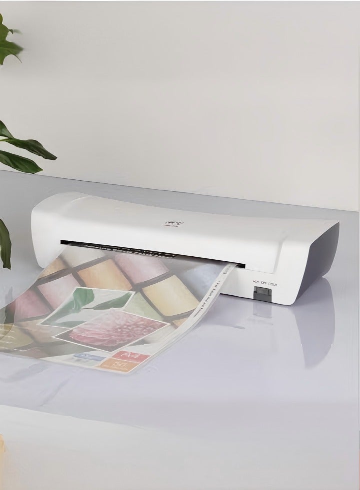 Laminating Machine for Home, Office and School, Thermal Laminator Machine For Document Photo Picture Certificate, 2-4 Minutes Preheating, Compact Design - Image 1