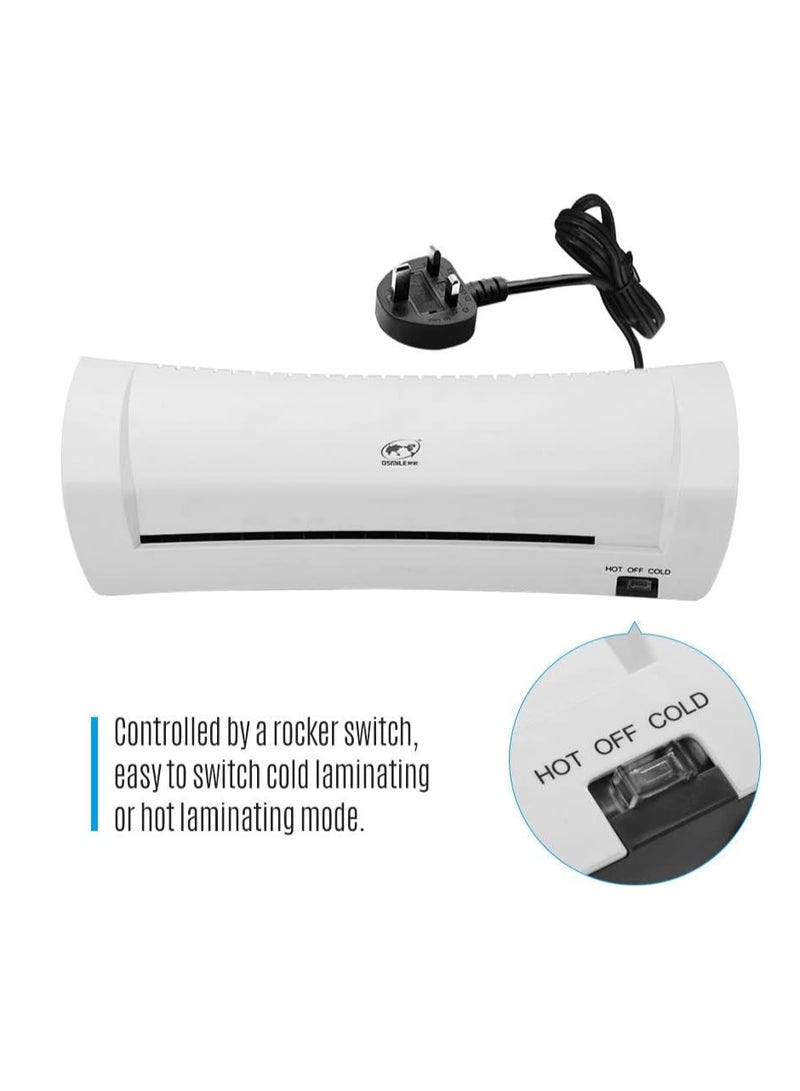 Laminating Machine for Home, Office and School, Thermal Laminator Machine For Document Photo Picture Certificate, 2-4 Minutes Preheating, Compact Design - Image 4