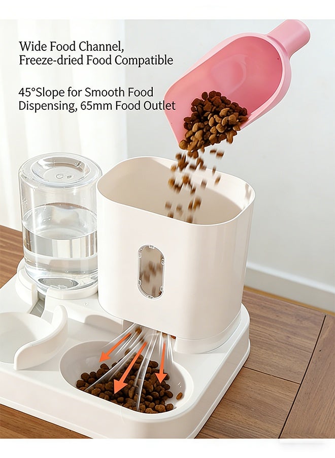 مدفأة حيوانات أليفة آلية ومشتت ماء آلي سعة 1 لتر، مشتت ماء سعة كبيرة 2 في 1 للقطط والكلاب، مناسب للحيوانات الأليفة بجميع أحجام الجسم - Image 3