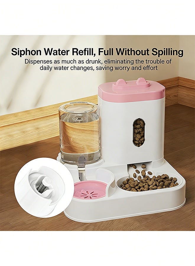 مدفأة حيوانات أليفة آلية ومشتت ماء آلي سعة 1 لتر، مشتت ماء سعة كبيرة 2 في 1 للقطط والكلاب، مناسب للحيوانات الأليفة بجميع أحجام الجسم - Image 5