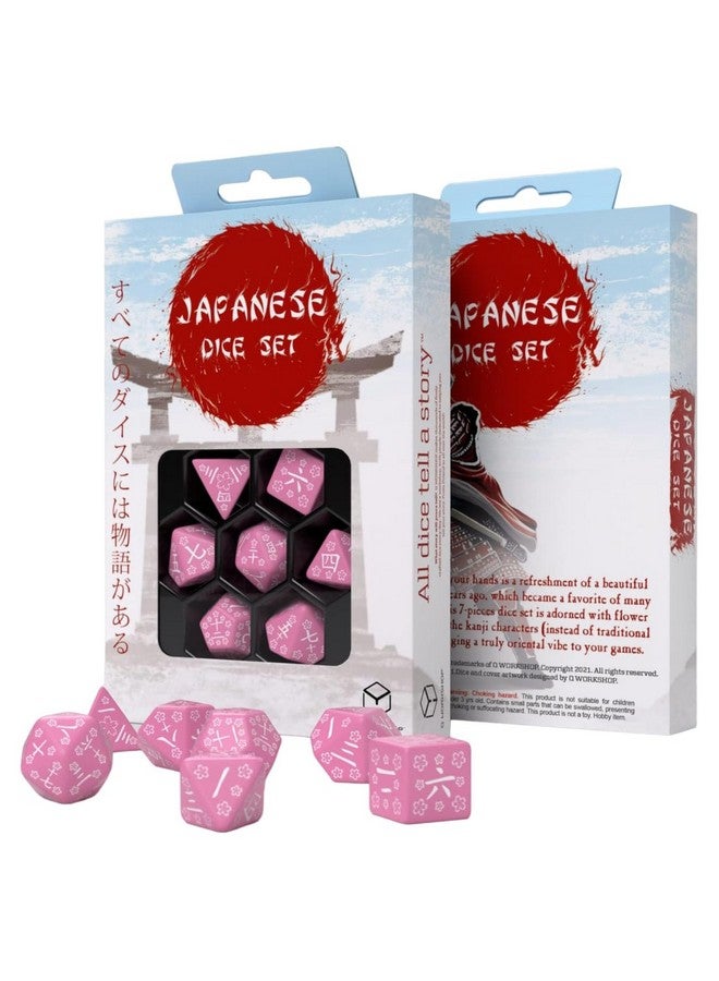 Q WORKSHOP Q-Workshop Japanese Dice Set: Sweet Spring Memory - Image 1